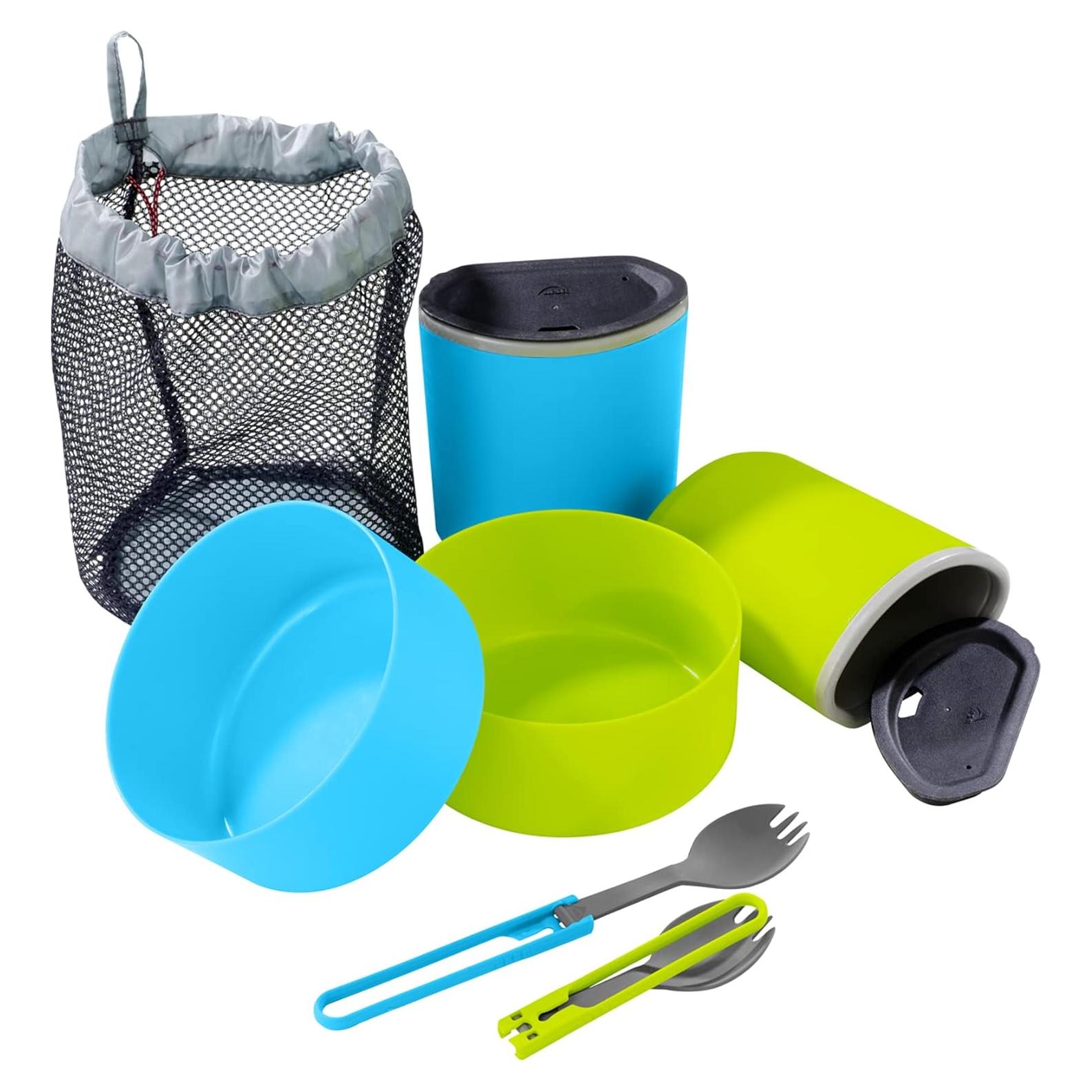 Kit de Comedor para Camping MSR 2 Personas Azul Verde