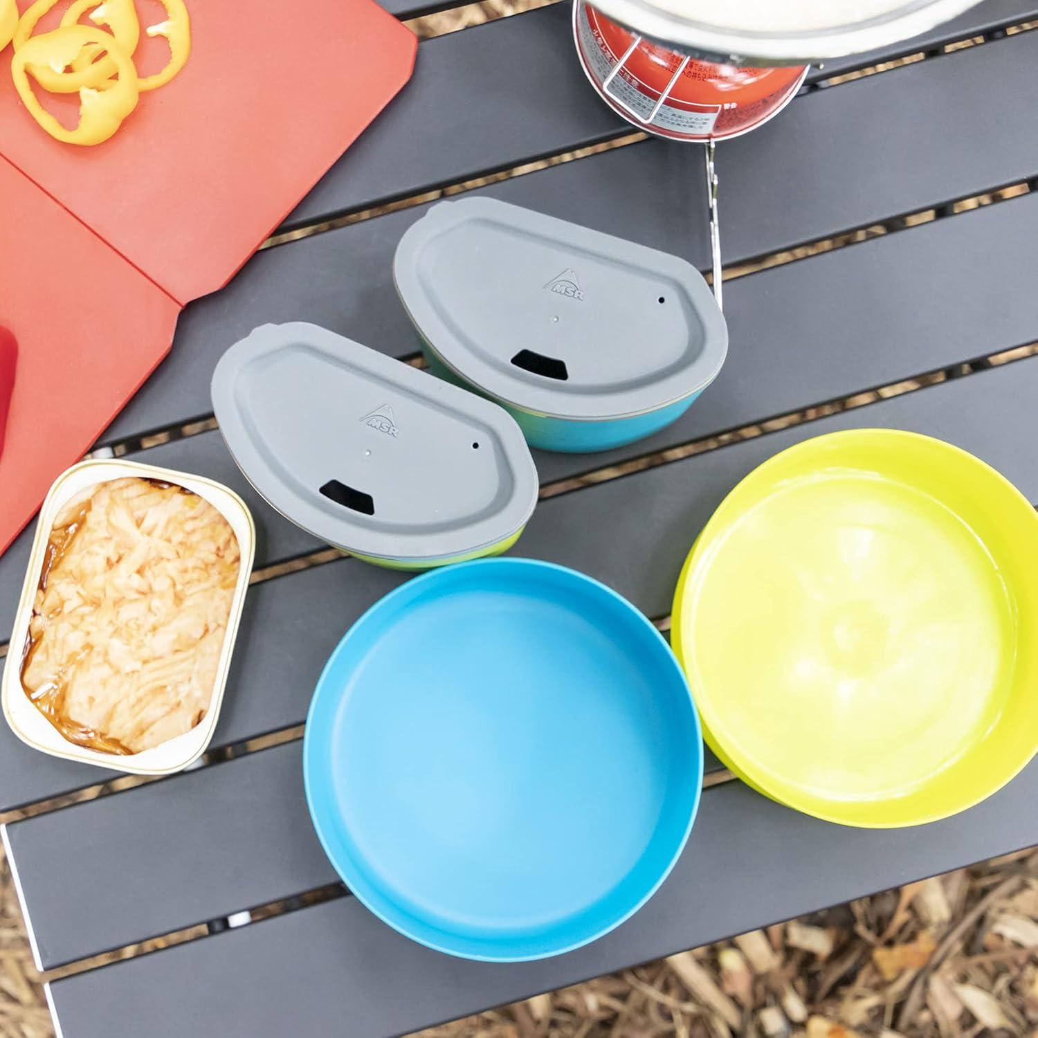 Kit de Comedor para Camping MSR 2 Personas Azul Verde