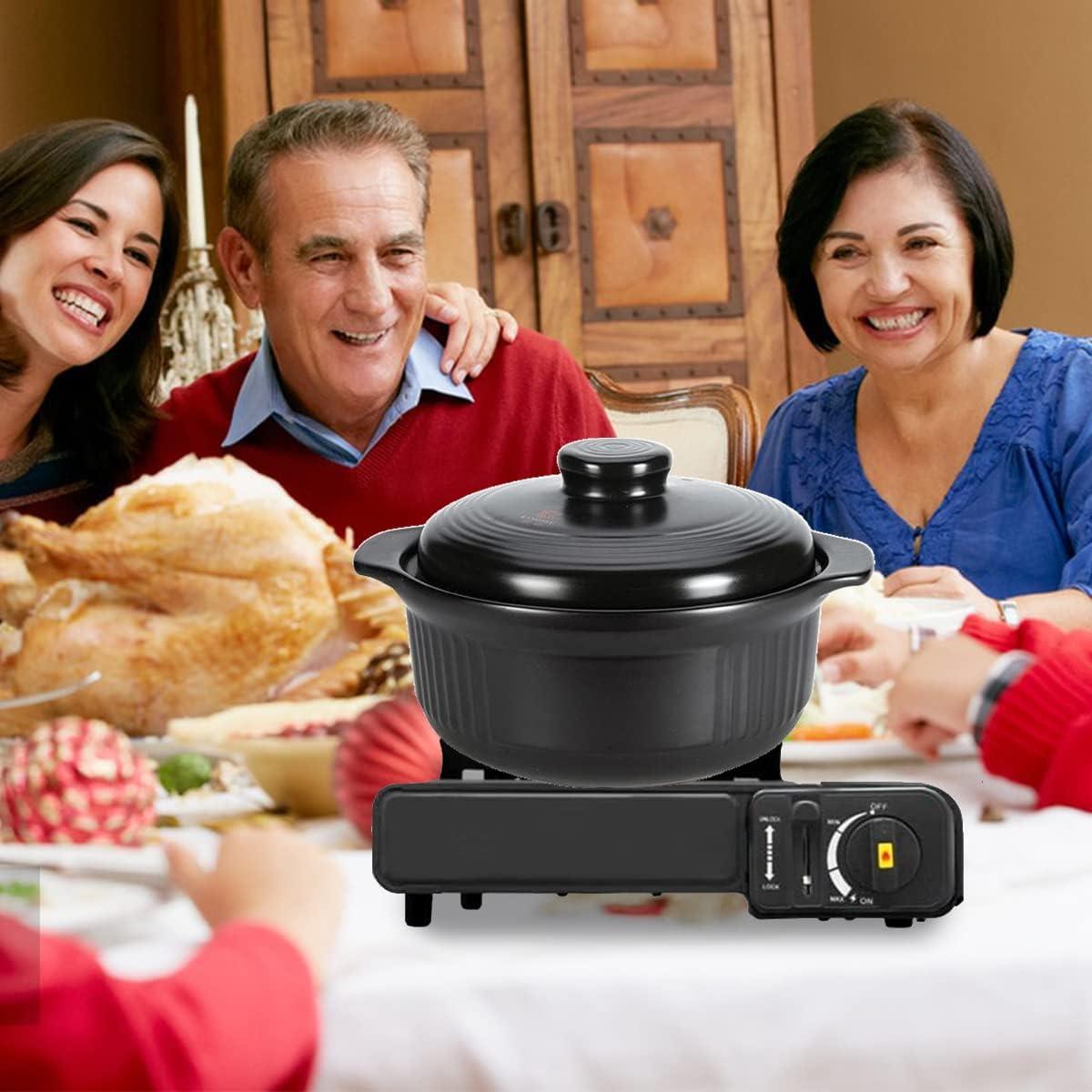 Estufa de Camping ShellKingdom Portátil Butano 1.36 kg con Funda