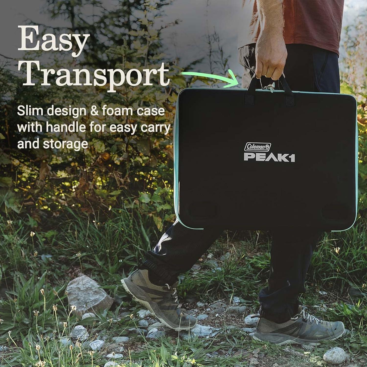 Estufa de Camping Coleman PEAK1 2 Quemadores Gas 20,000 BTUs