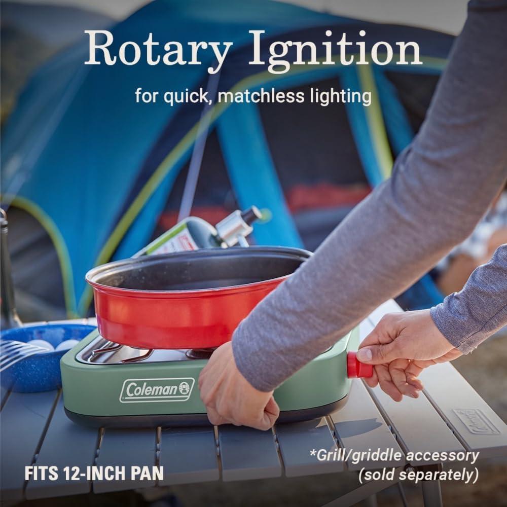 Cocina de Camping Coleman Cascade 18, 1 Quemador, 8000 BTUs