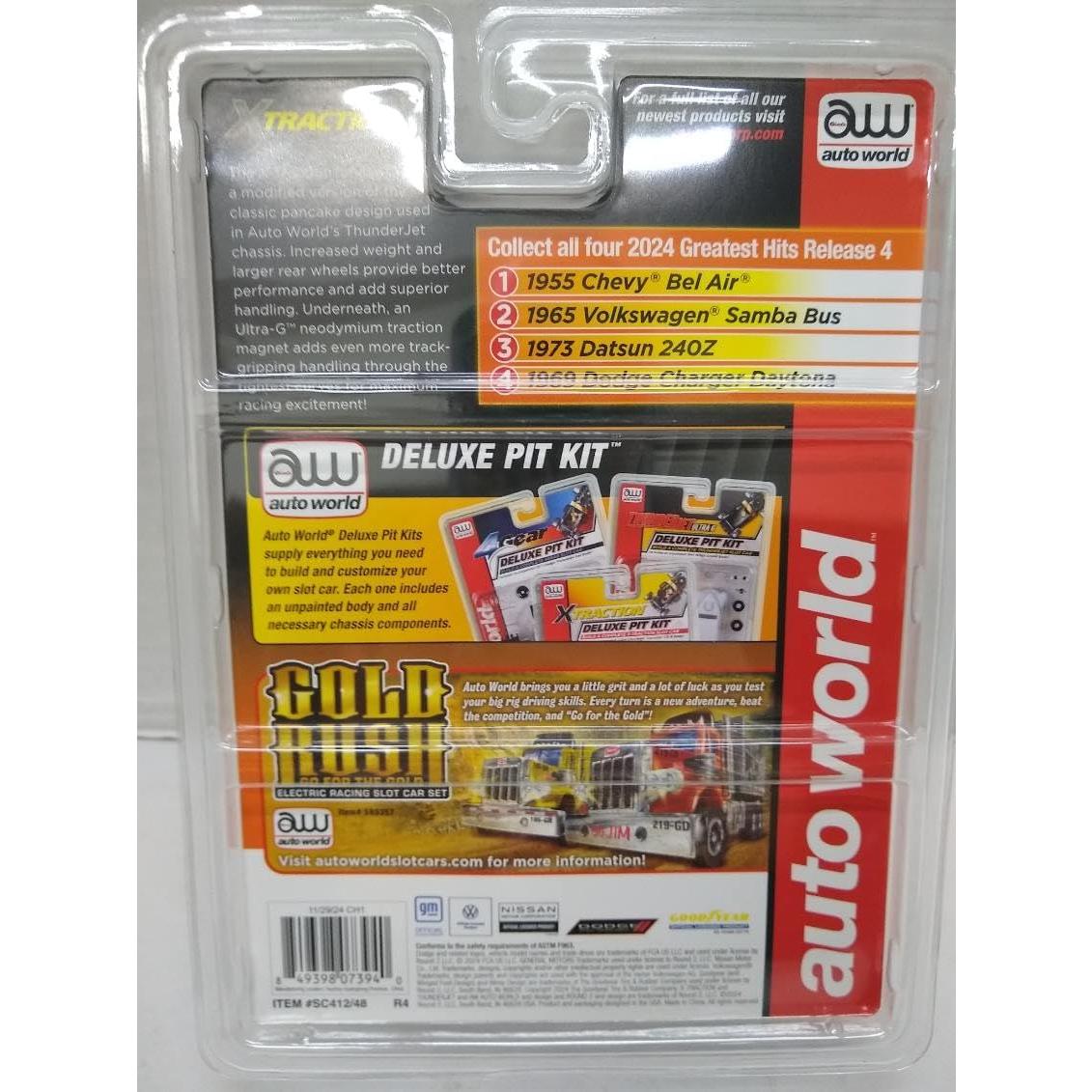 Coche de Slot Eléctrico Auto World SC412-3B Datsun 240Z Naranja