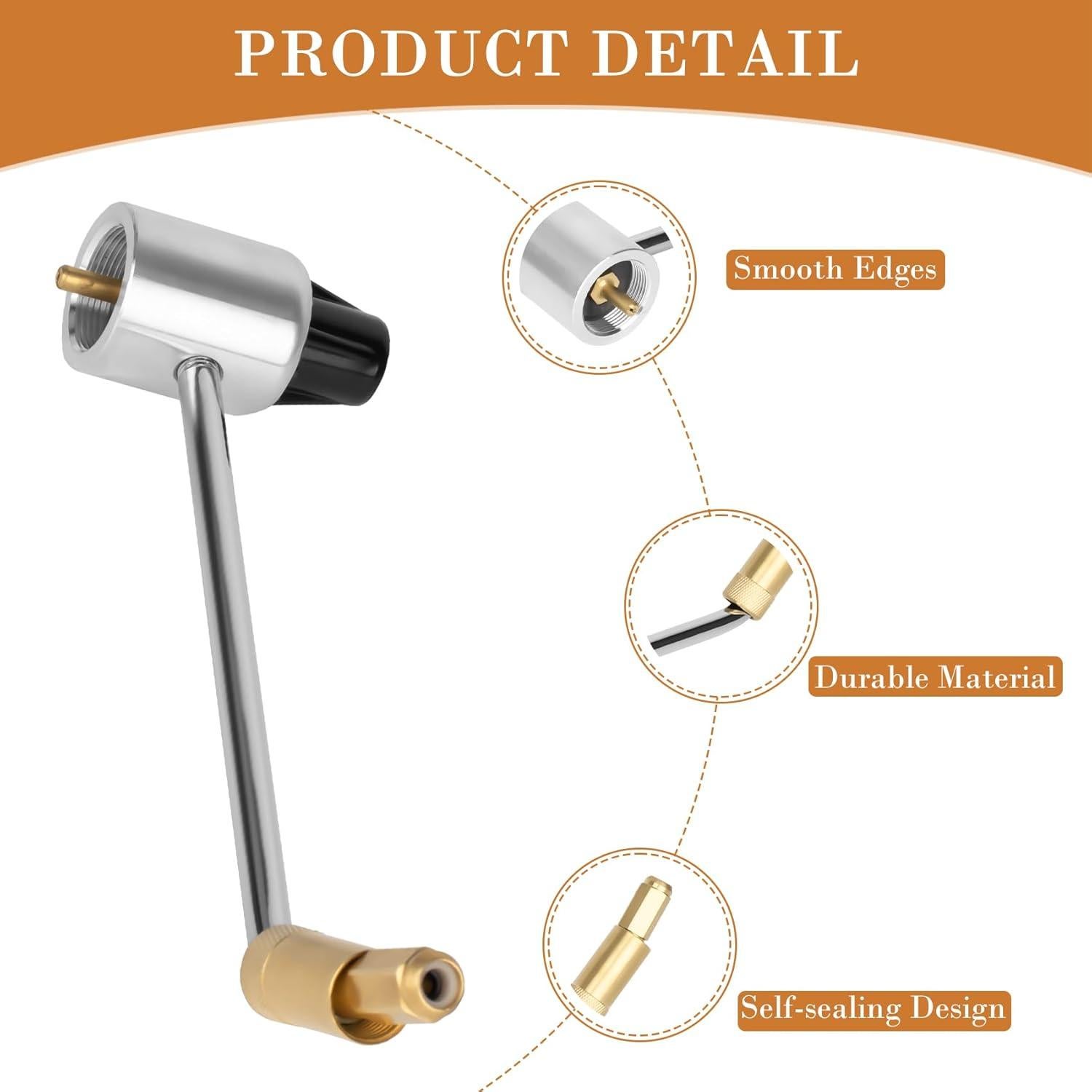 Regulador de Presión de Gas Propano MOASKER 5430 para Estufas Coleman