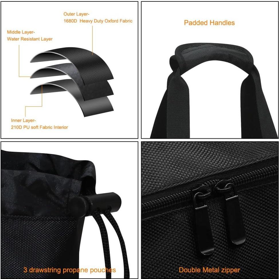 Bolsa de Transporte para Estufa de Camping Yorkenbe 1 Quemador