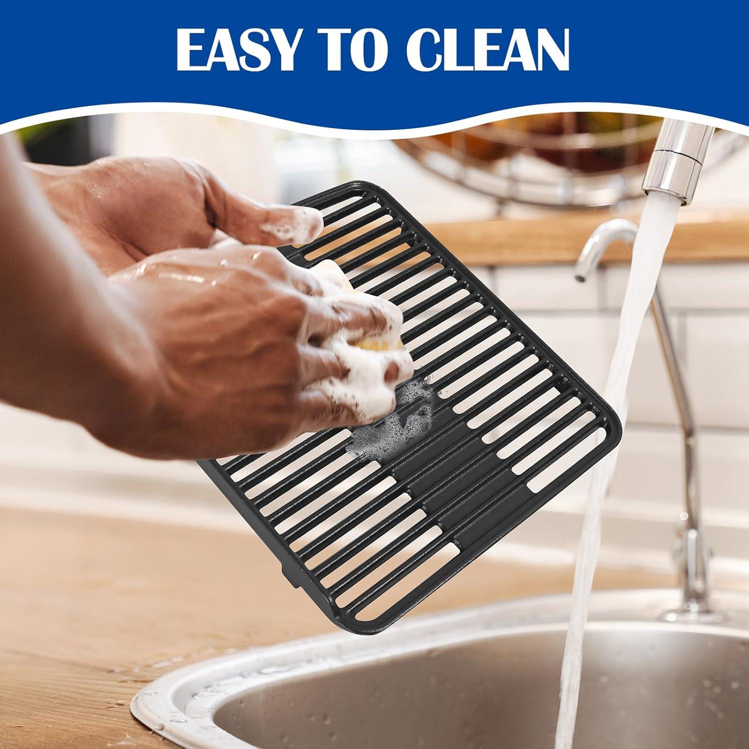 Rejillas de Parrilla SafBbcue para Estufa de Propano 2-en-1