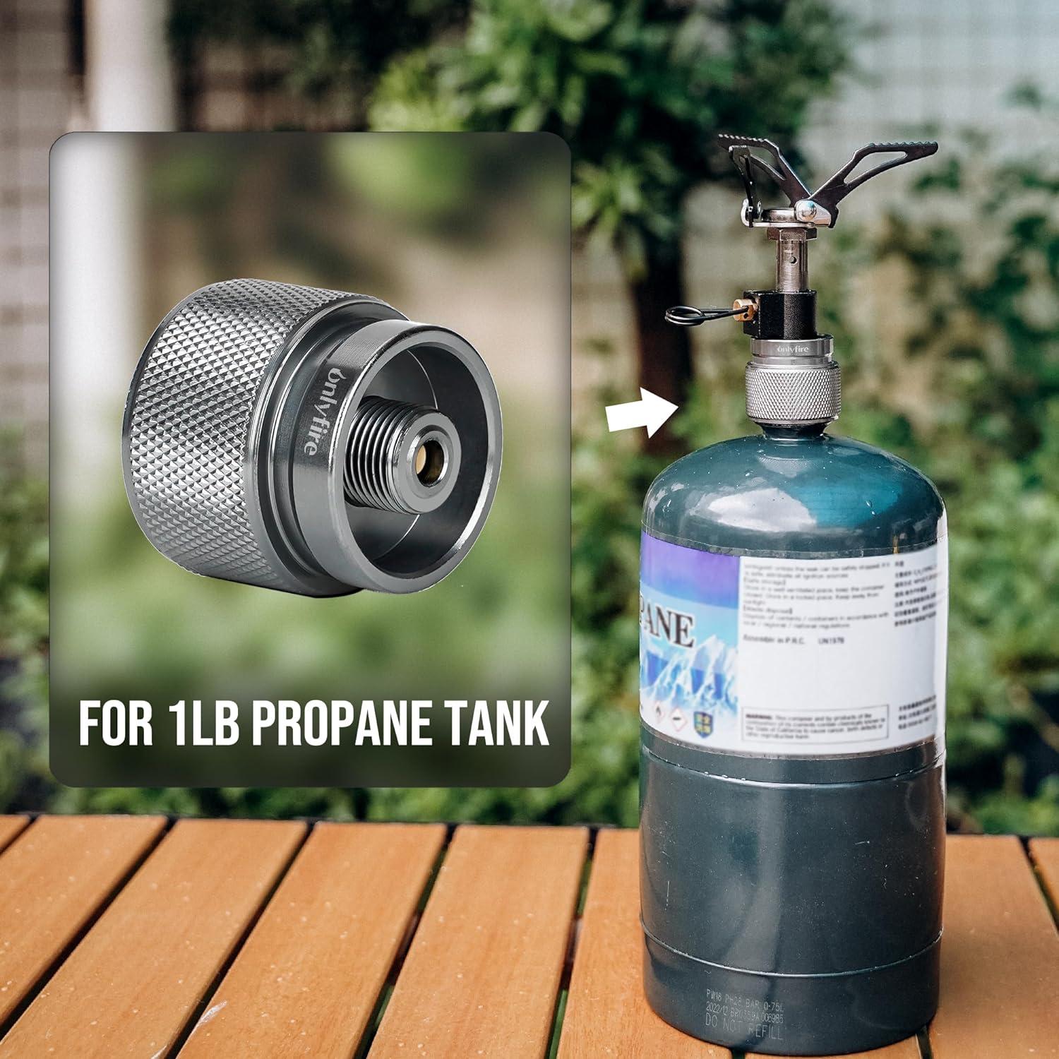 Adaptador de Estufa Camping Onlyfire GS316 Propano 1lb