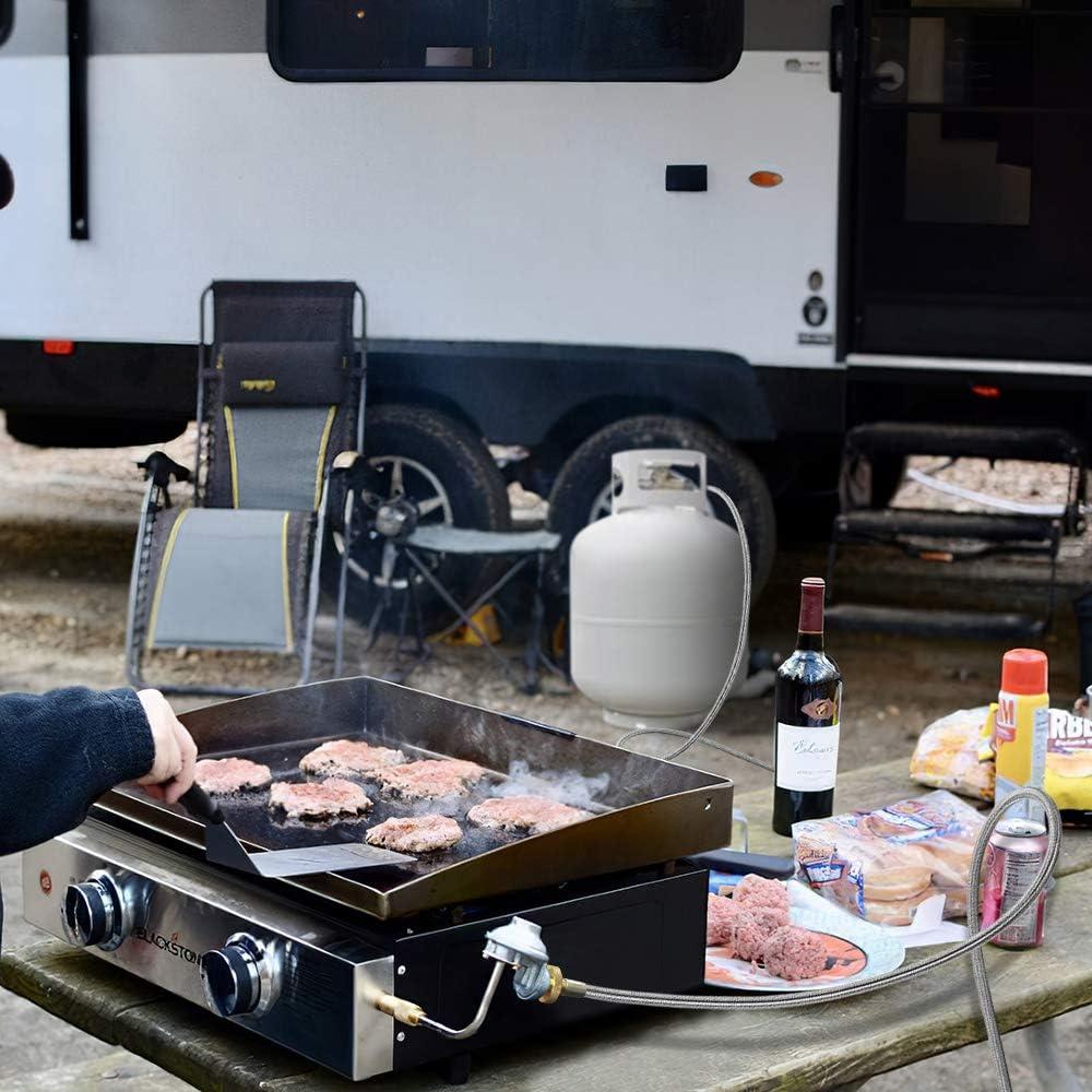 Adaptador de Manguera de Propano Kohree 1.83m con Medidor