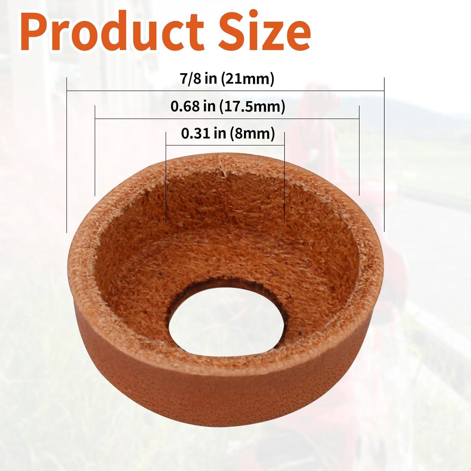 Accesorios para Linterna de Gas LVACODV - 6 Copas de Cuero