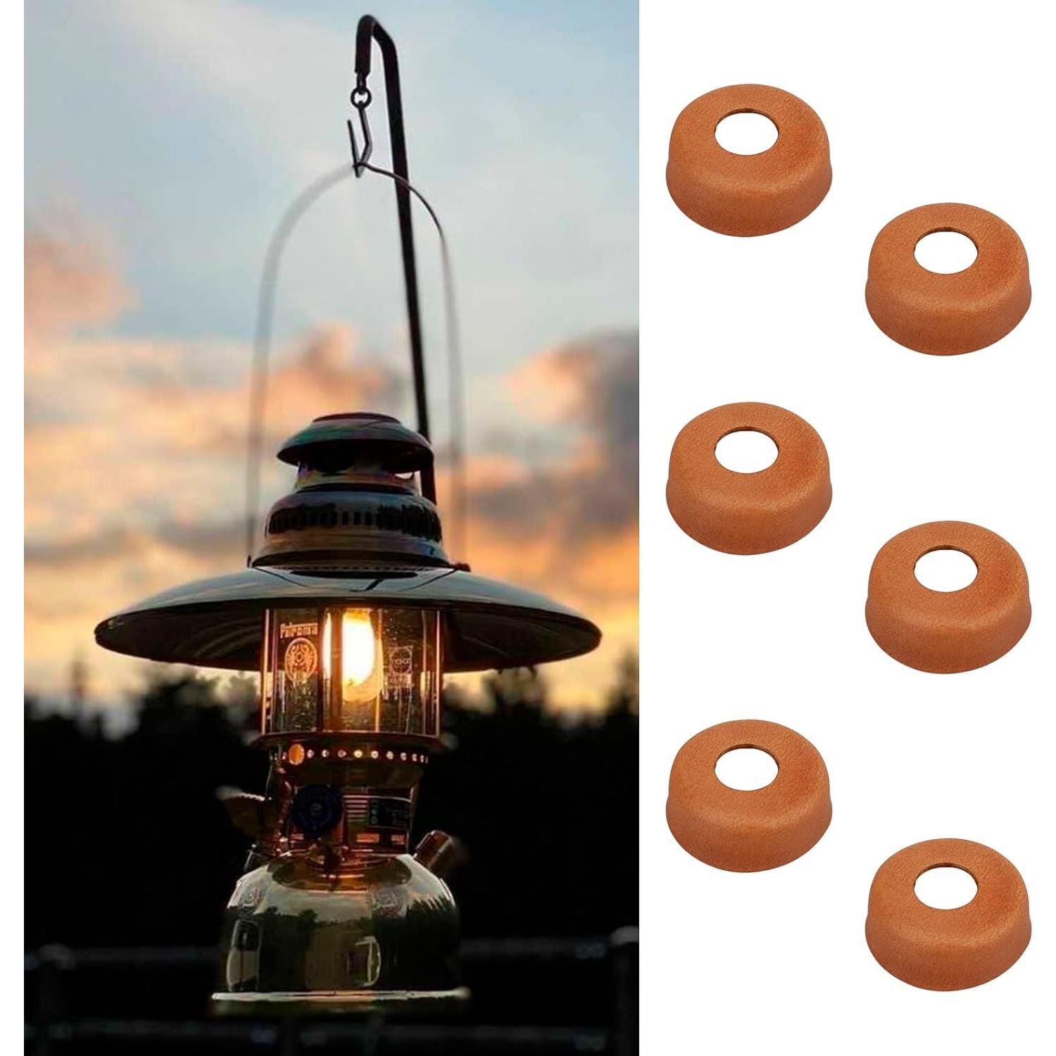 Accesorios para Linterna de Gas LVACODV - 6 Copas de Cuero