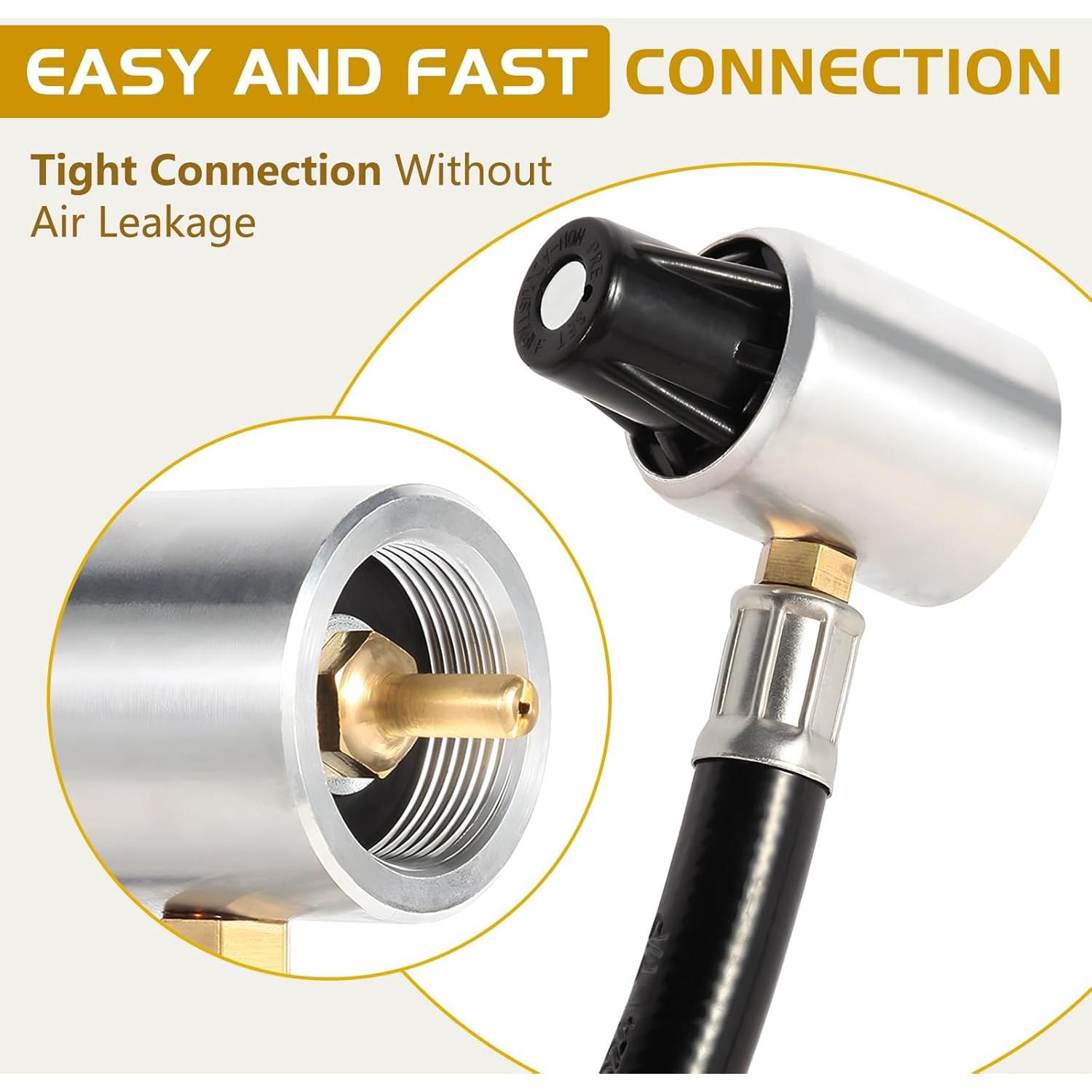 Propane Regulator 5430 Extension Hose 3FT for Coleman Propane Tank Propane Stoves Fold N Go Insta Start and Stansport Camping Stove Tube to Propane 1 Pound Cylinder Tank 15PSIG