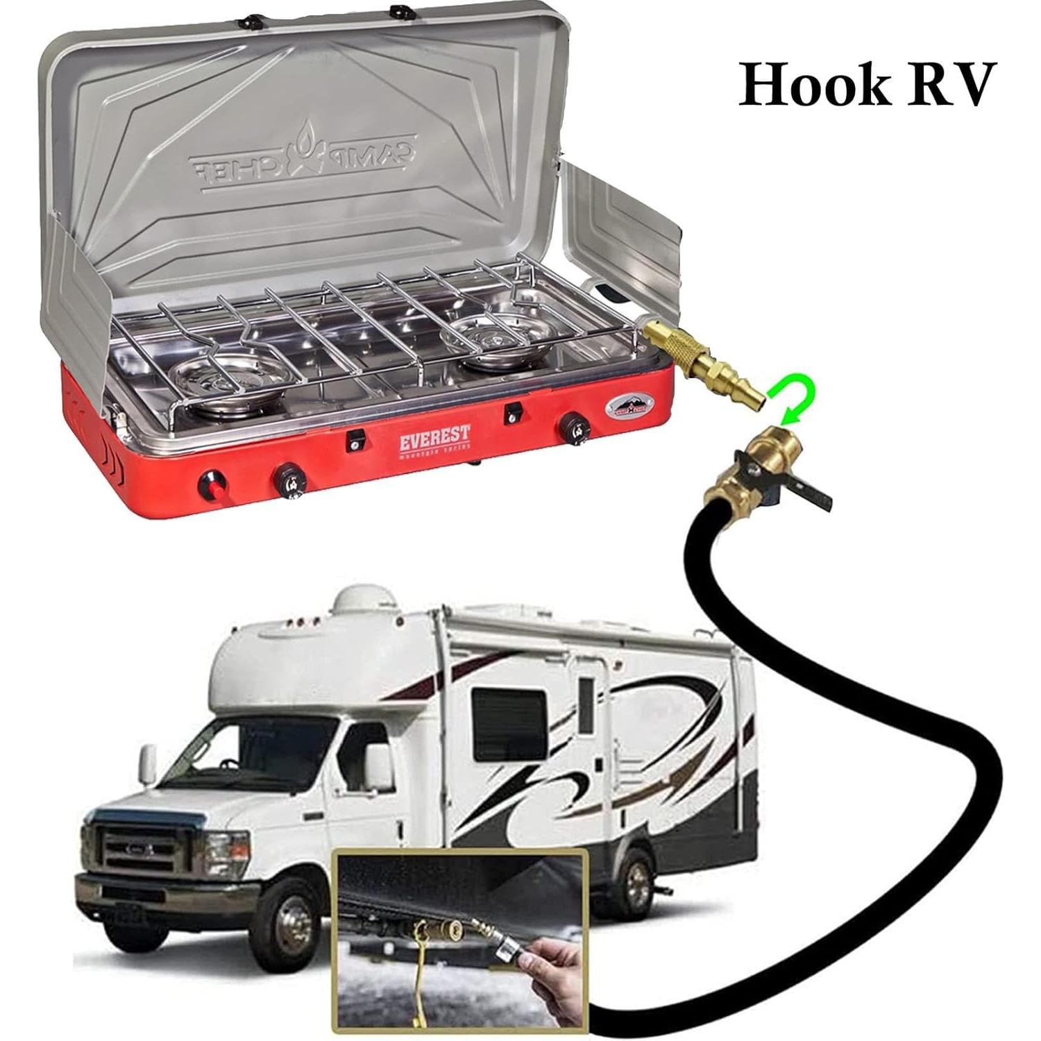 Adaptador de Propano MENSI Conexión Rápida 0.25" para Estufas