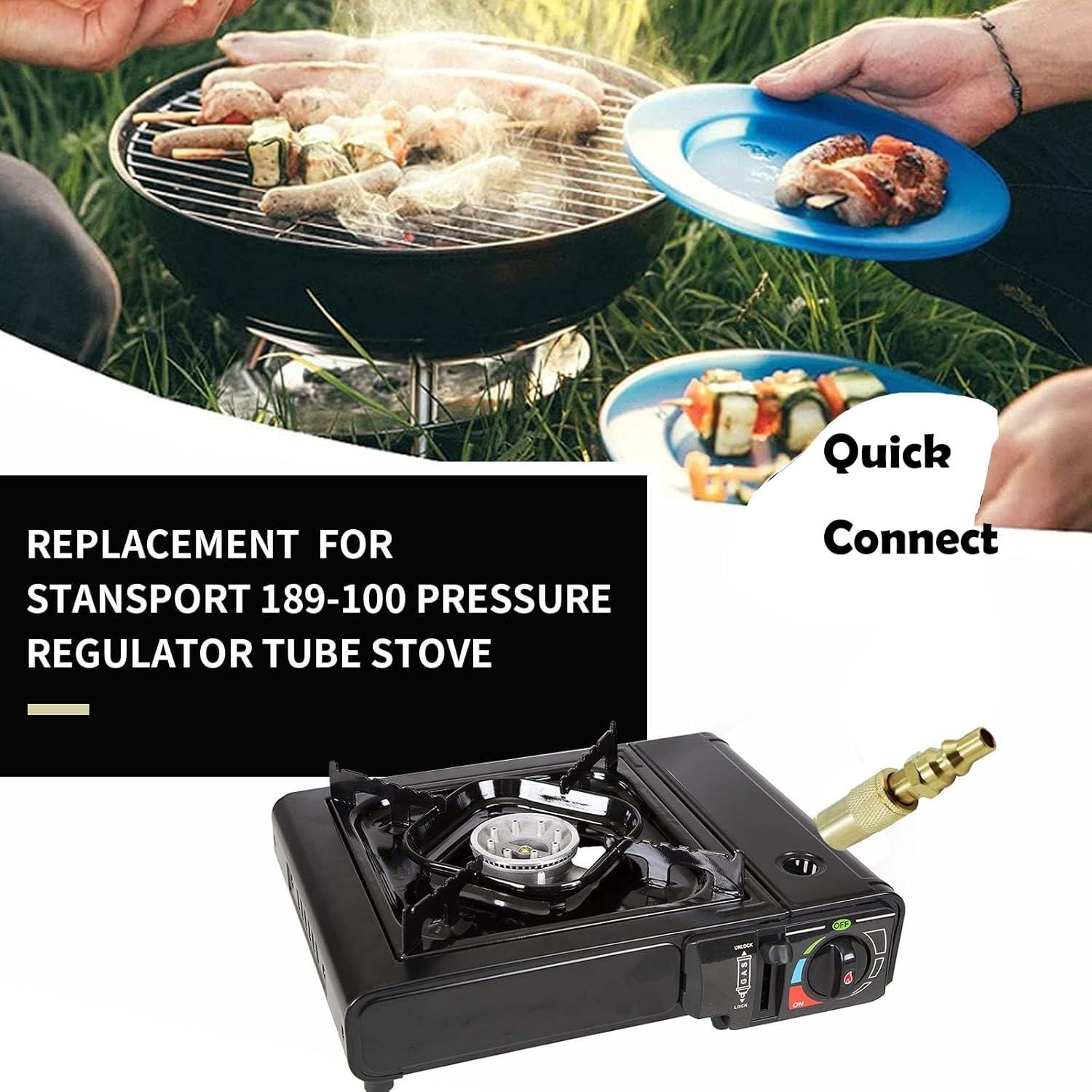 Adaptador de Propano MENSI Conexión Rápida 0.25" para Estufas