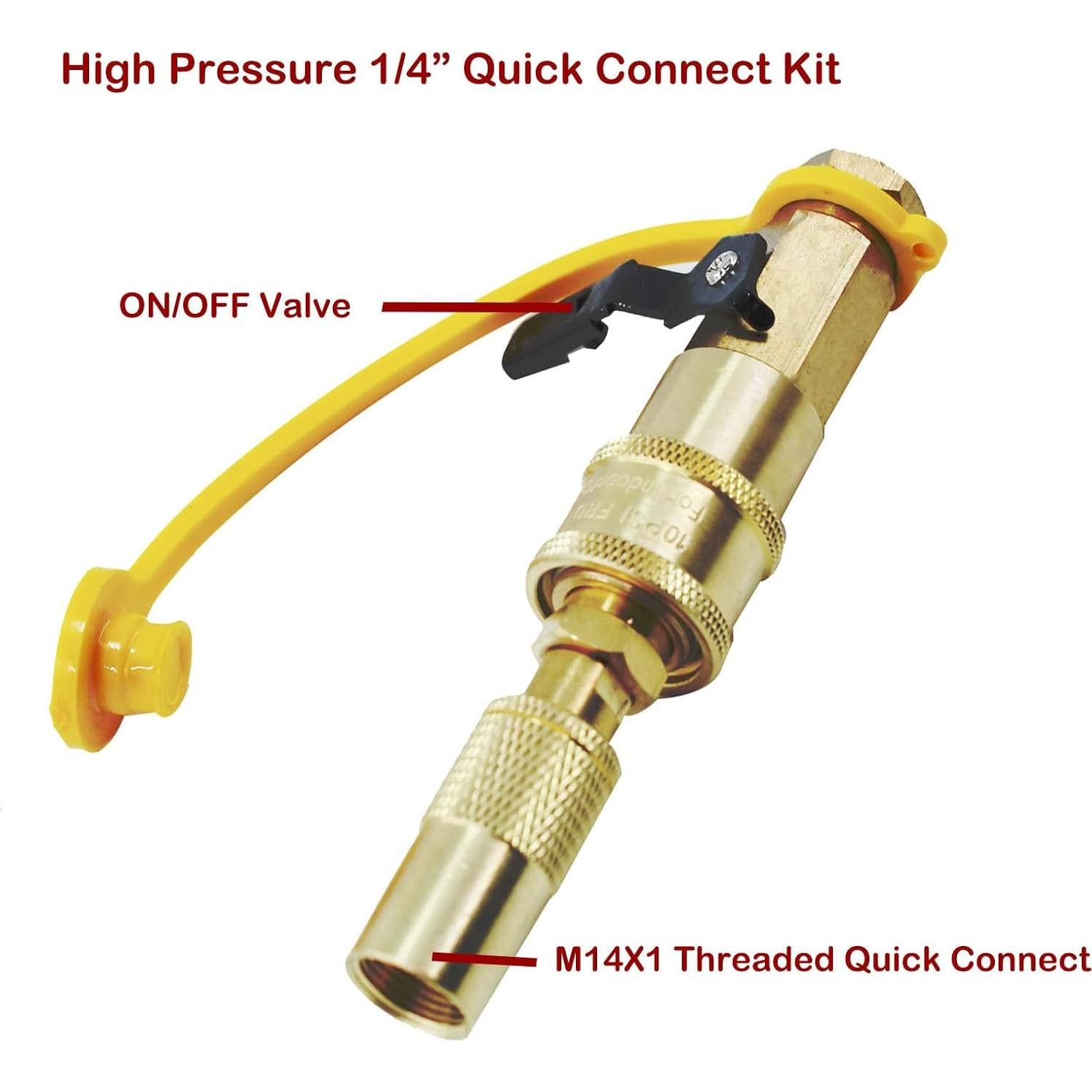 Adaptador de Propano MENSI Conexión Rápida 0.25" para Estufas