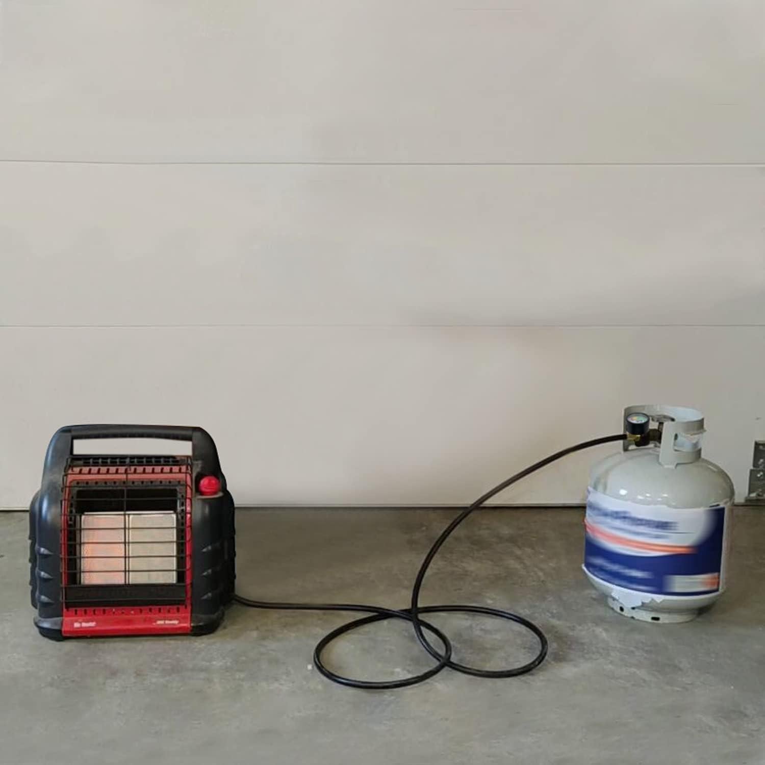 Adaptador de Manguera de Propano ATKKE 4FT con Medidor