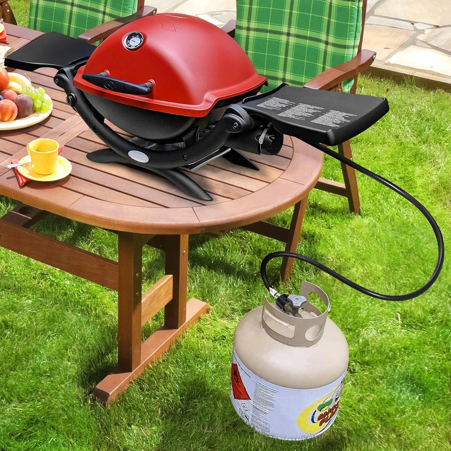 Manguera de Propano GasSaf 1.52m con Adaptador 1lb a 20lb