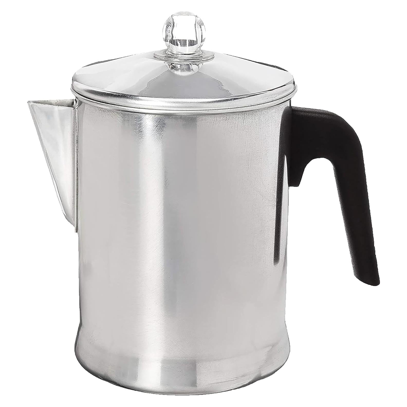 Cafetera Percoladora Primula de Aluminio 9 Tazas Plata