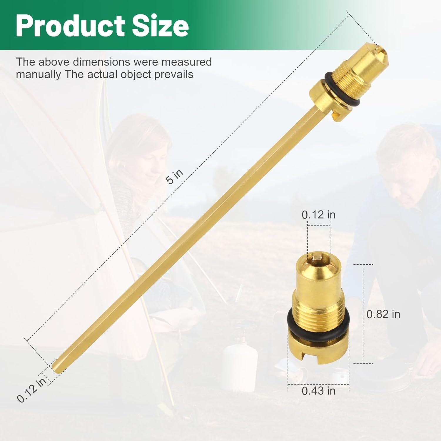 Conjunto de Válvula de Retención y Vástago de Aire XT - 2 Piezas