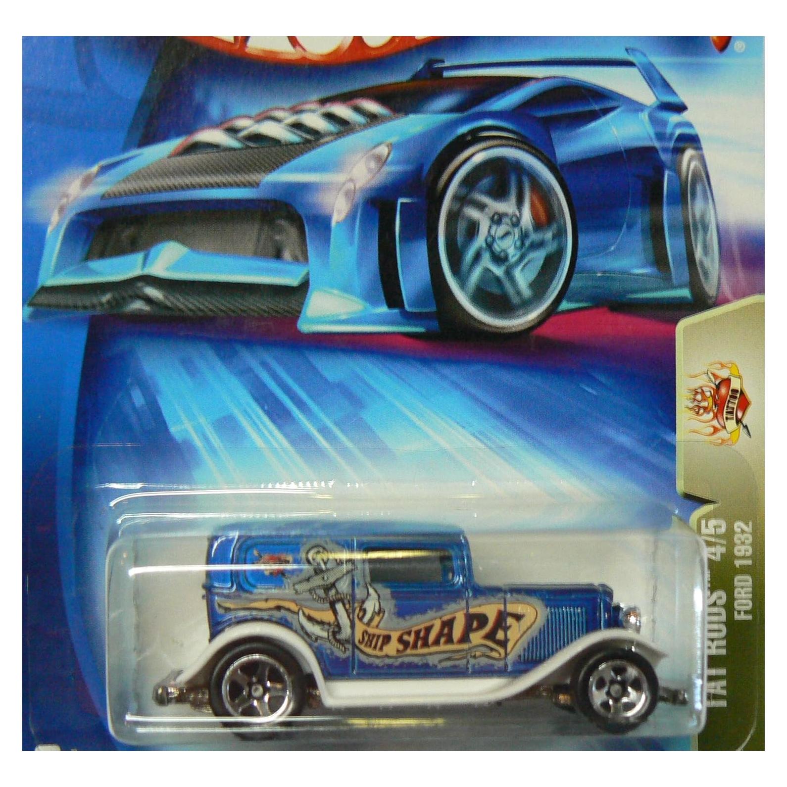 Coche Die Cast Hot Wheels 1932 Ford Azul 1:64