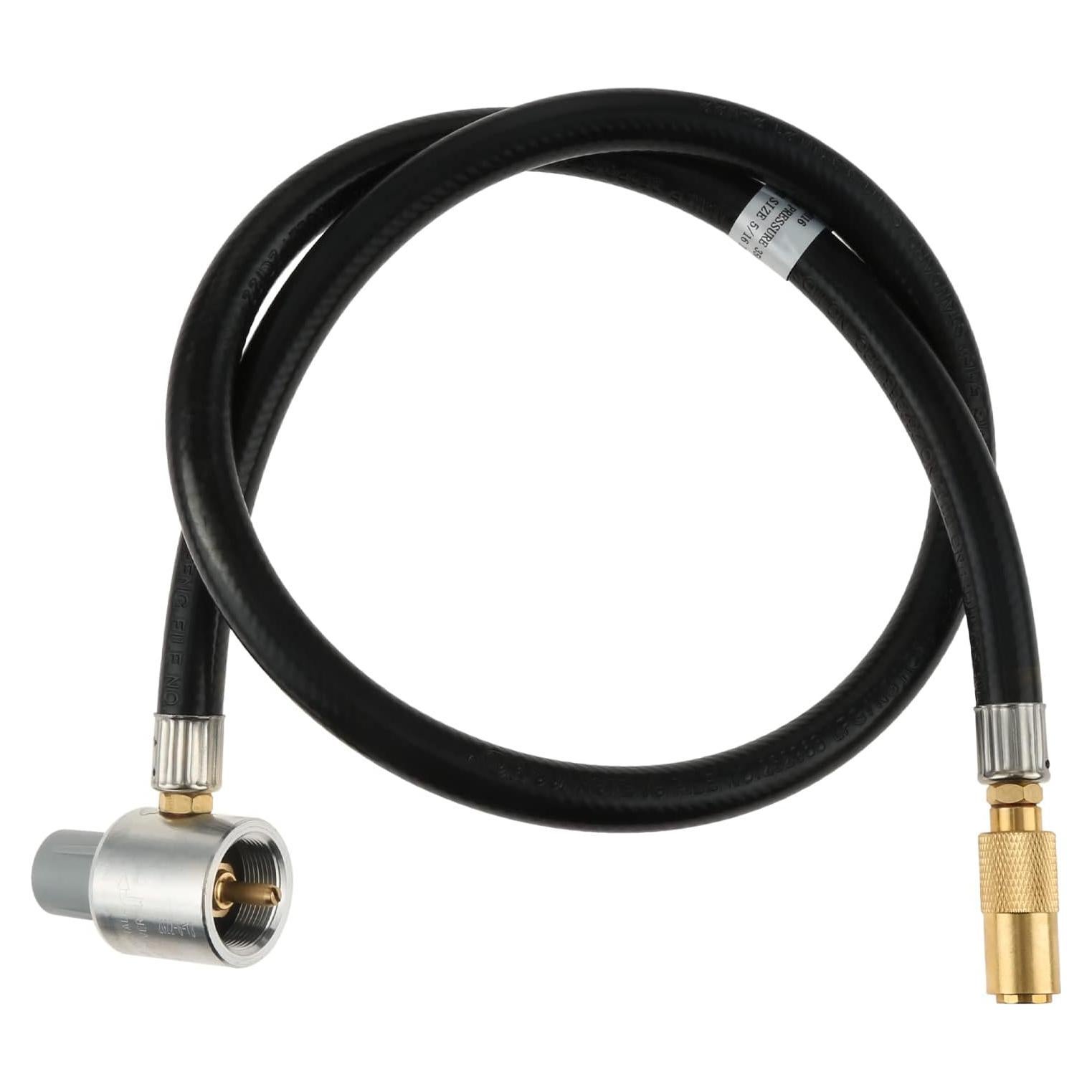 5430 Propane Extension Hose Adapter - 3 Ft Propane Regulator Extension Hose Compatible with Coleman Classic, PowerPack, Triton & Fold N Go Stoves (Not for Roadtrip LXE/LXX), Connet to 1LB Tank, 12 PSI
