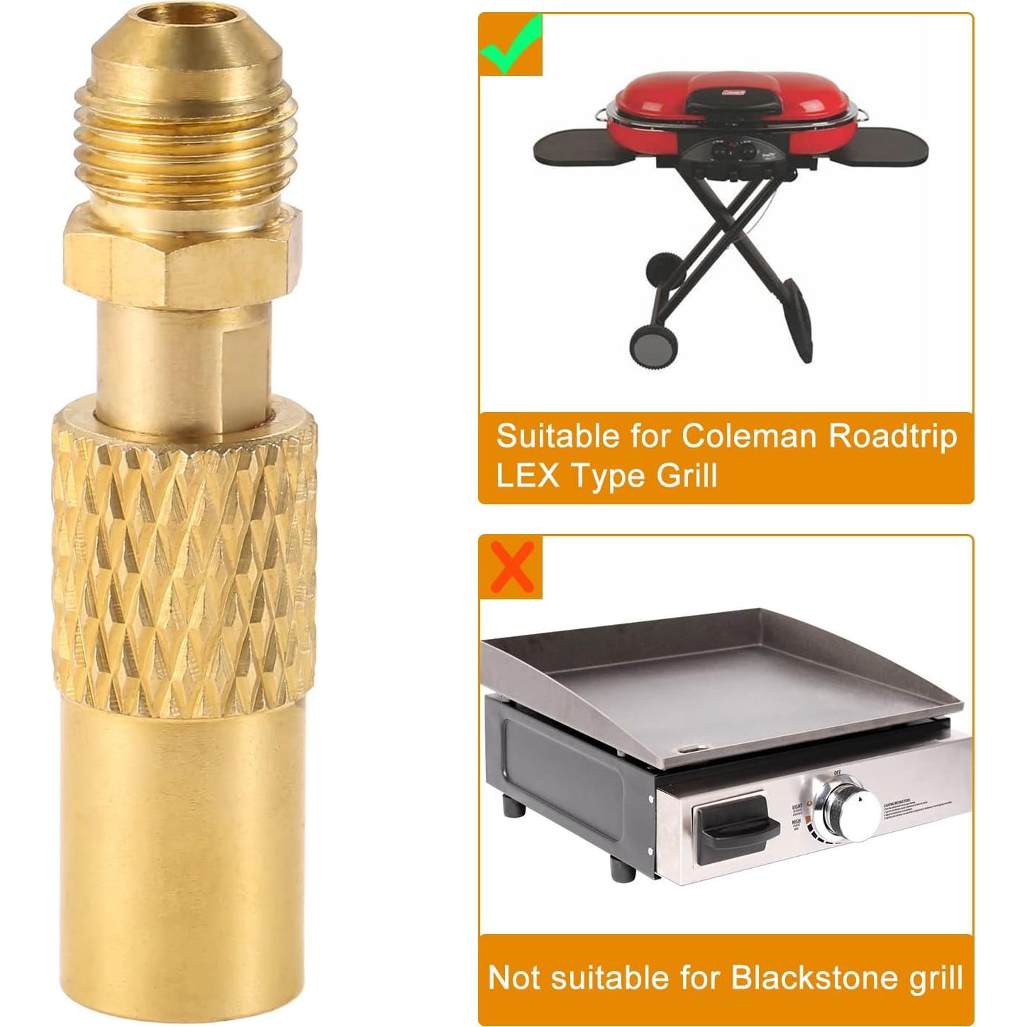 Adaptador de Rosca Macho 3/8" Hicello para Parrilla Coleman Roadtrip