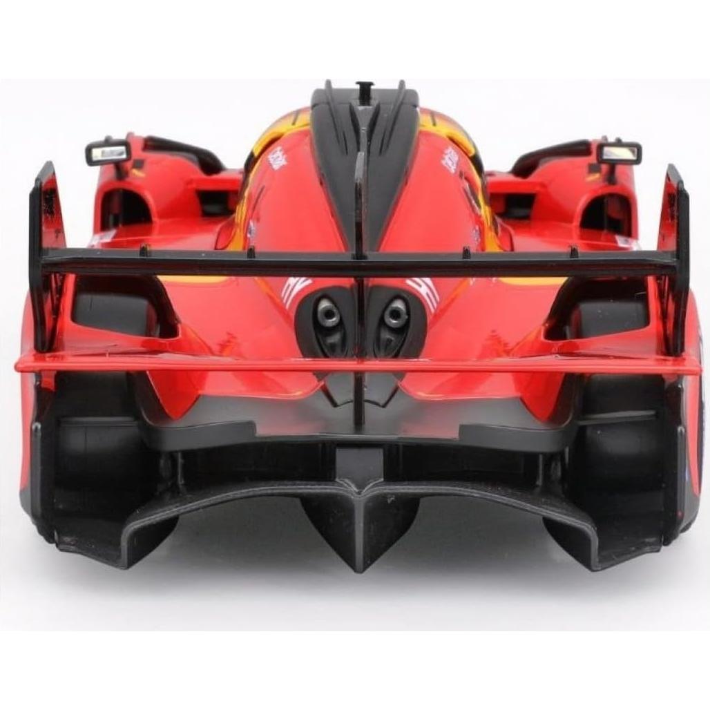 1:24 Scale Diecast Model Car Compatible with Bburago Ferrari 499P LMH #51 2023 24H Le Mans Champion, 18-26309