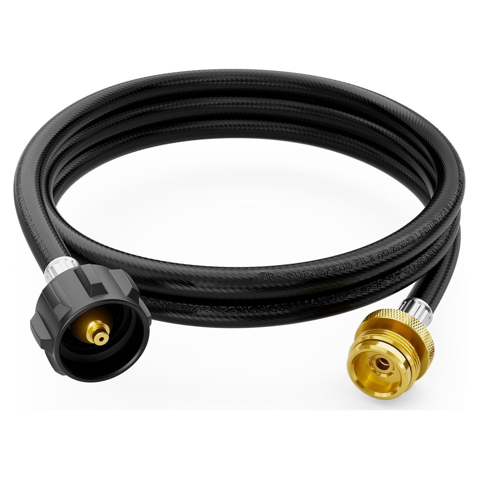 Adaptador de Manguera de Propano CALPOSE 1.8m para Tanques 5-40lb