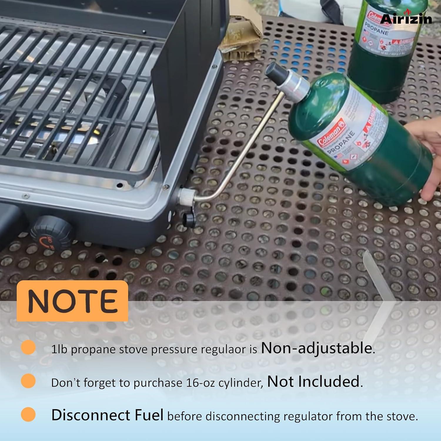 Propane Regulator Adapter Replacement for Ozark Trail 2 Burner Propane Camping Stove GCT2220W,Ozark Trail Camp Stove Regulator