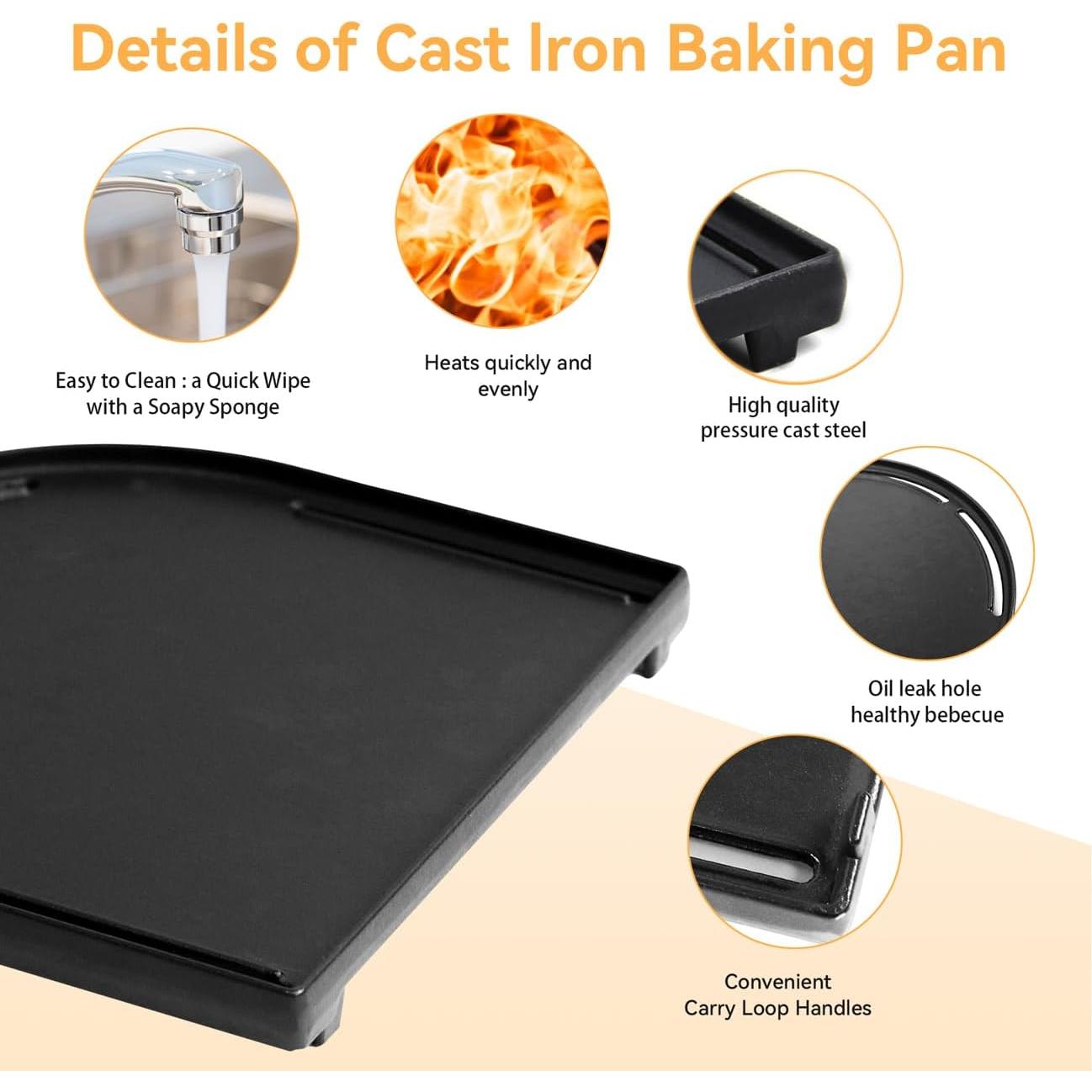 Plancha de Cocina de Hierro Fundido 33x31.5 cm FIRXZYMZ