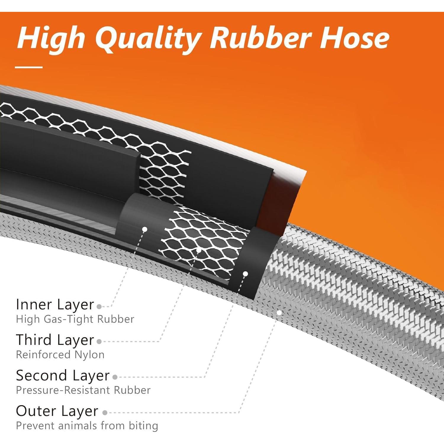 Adaptador Manguera Propano NUPICK 1.83m Acero Inoxidable