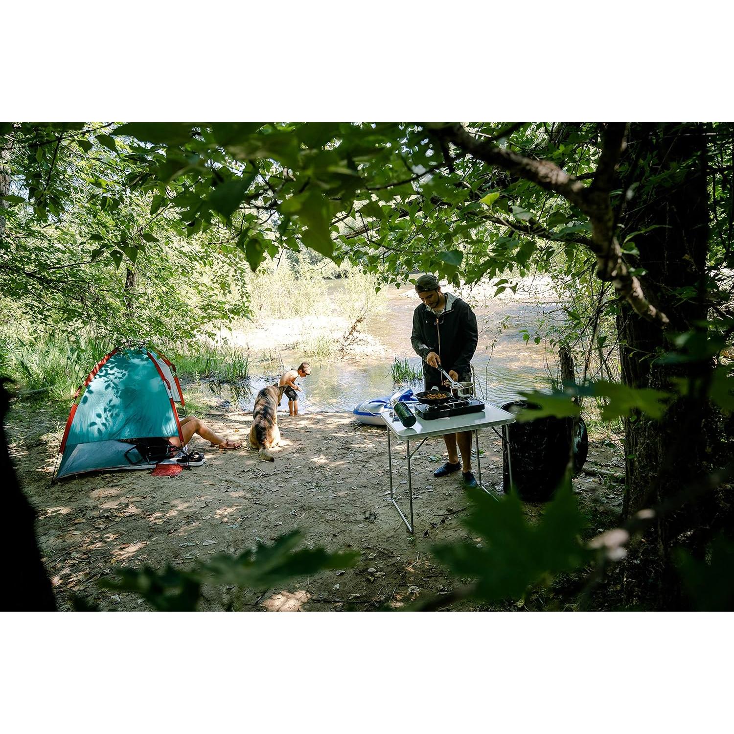 Estufa de Campamento de Propano Stansport 2 Quemadores 8,200 BTU