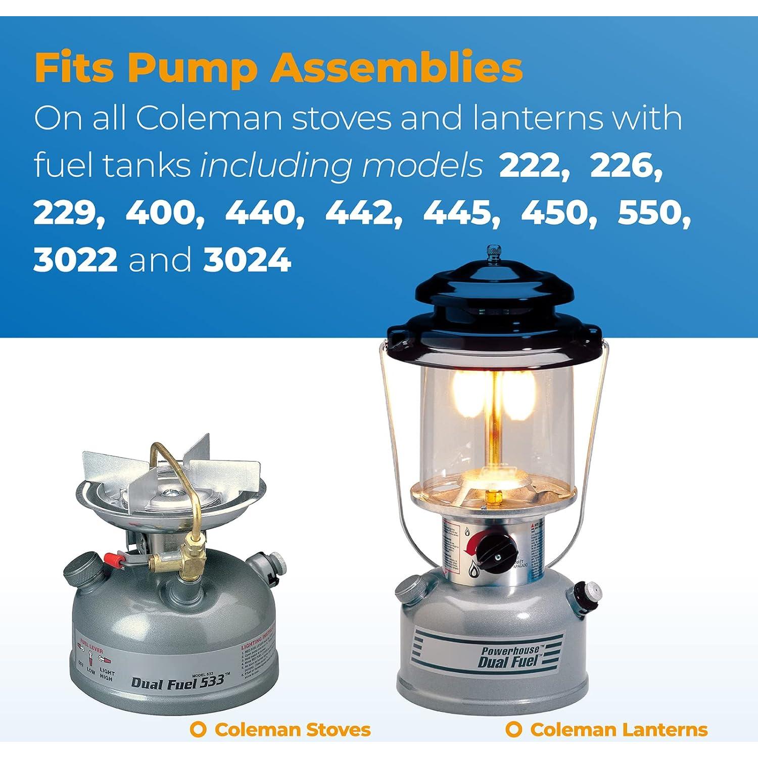 Copa de Bomba de Reemplazo Coleman - Kit de Estufa y Linterna