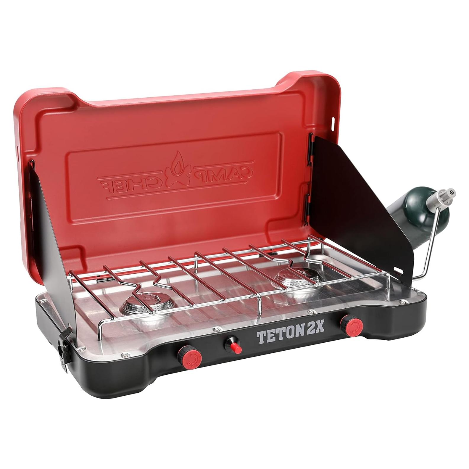 Estufa de Campamento Camp Chef Teton 2 Quemadores 2.93 kW