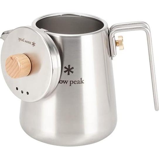 Hervidor de Barista Snow Peak 1L Acero Inoxidable Camping