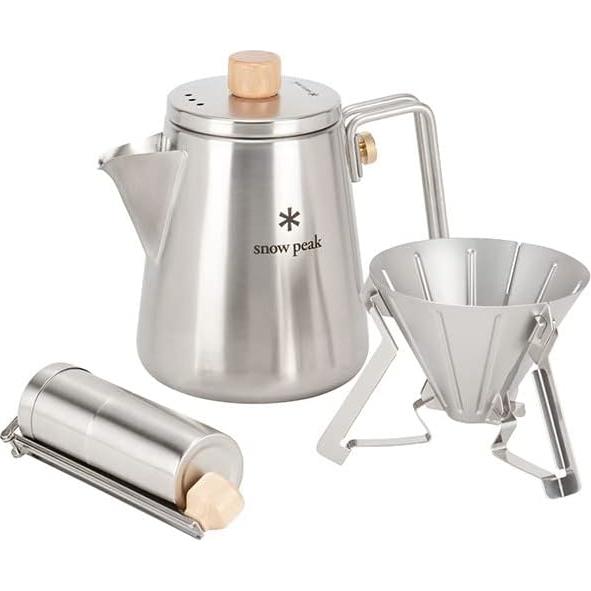 Hervidor de Barista Snow Peak 1L Acero Inoxidable Camping