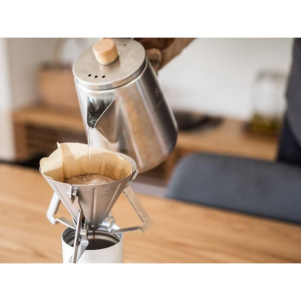 Hervidor de Barista Snow Peak 1L Acero Inoxidable Camping