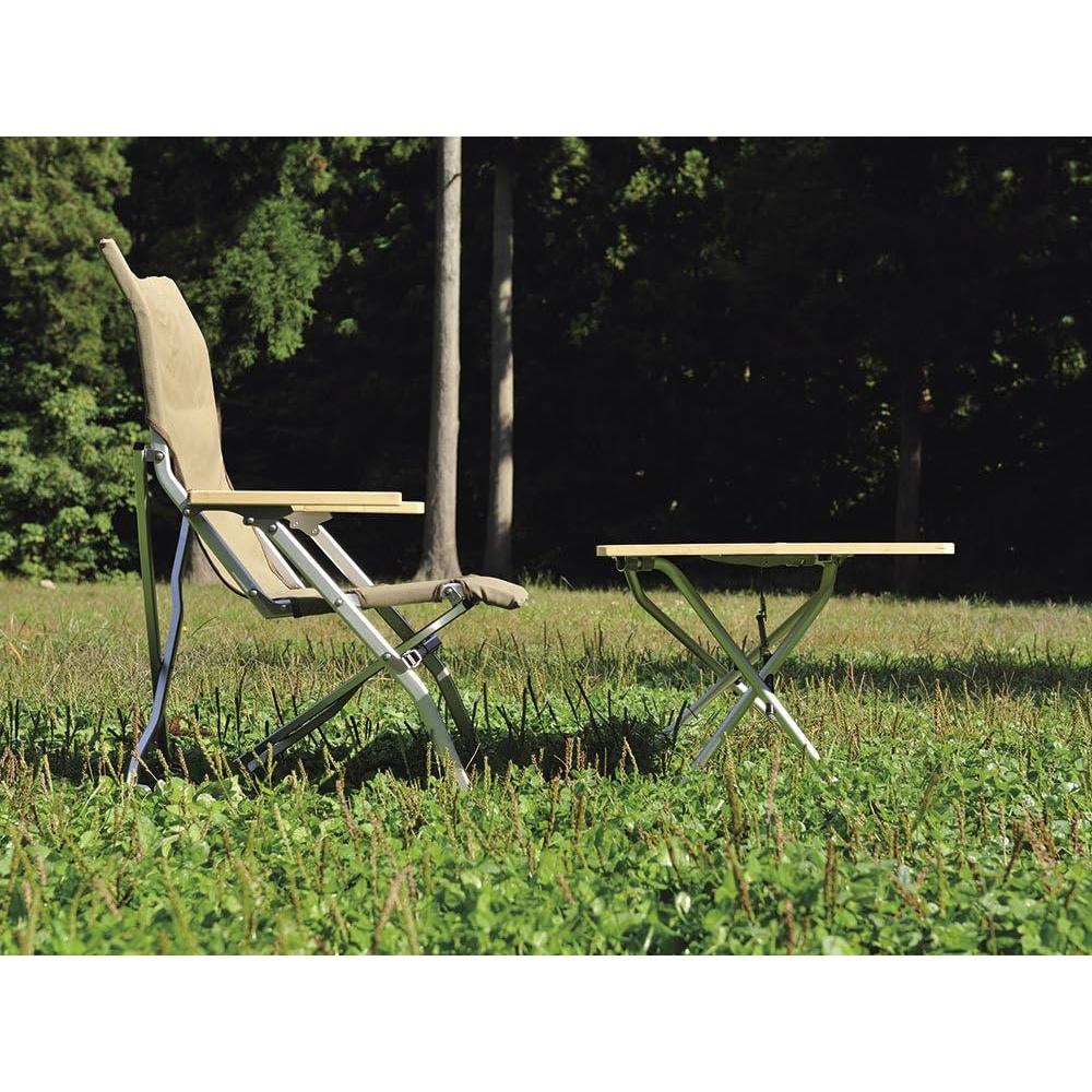 Snow Peak Low Beach Chair, Collapsible, Outdoor, Camping, Patio, Brown