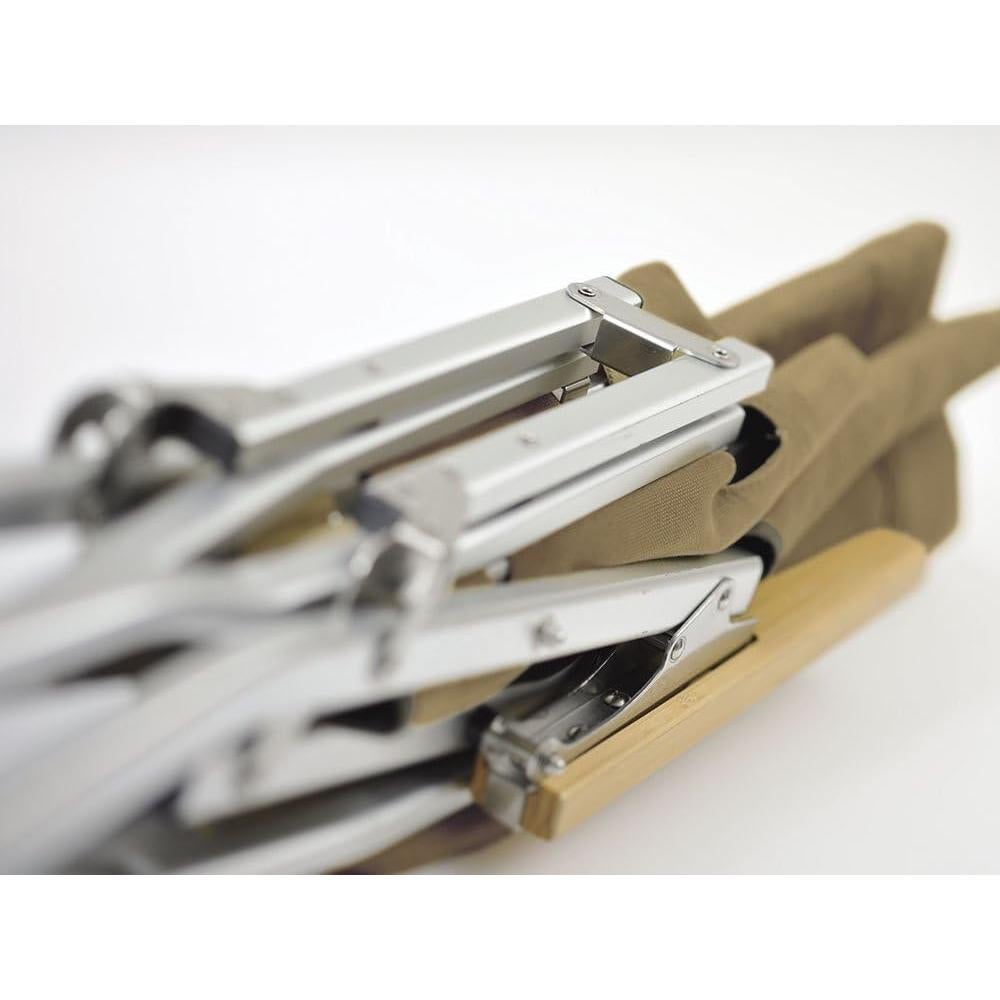 Snow Peak Low Beach Chair, Collapsible, Outdoor, Camping, Patio, Brown