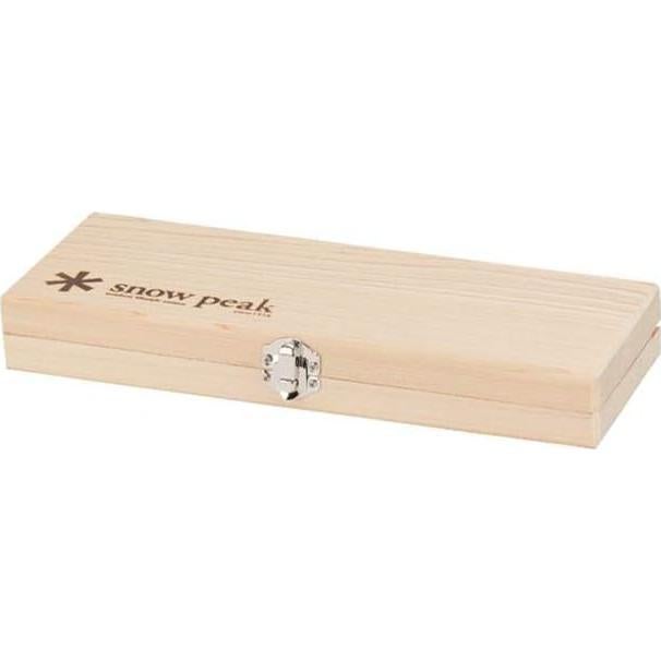 Juego de Tabla de Cortar Plegable Snow Peak Mediana con Cuchillo