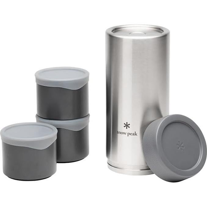 TOBACHI 3 Insulated Travel Lunchbox- Gray