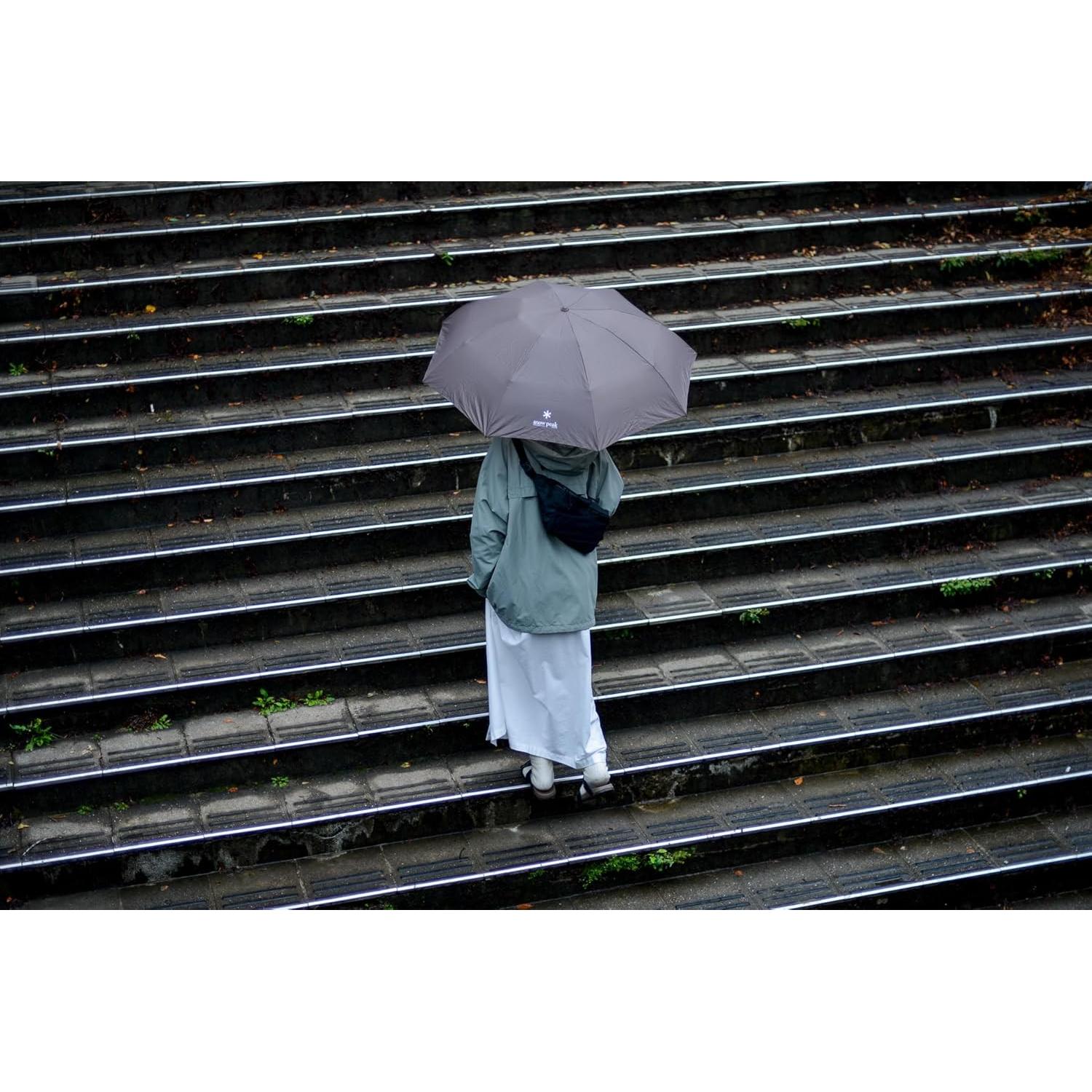 Paraguas Ultra-Ligero Snow Peak 83.82 cm Gris Plegable