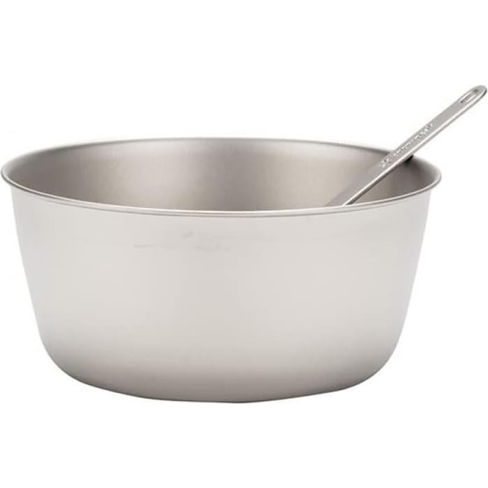 Tazón de Camping Snow Peak de Titanio 600ml Ligero y Duradero