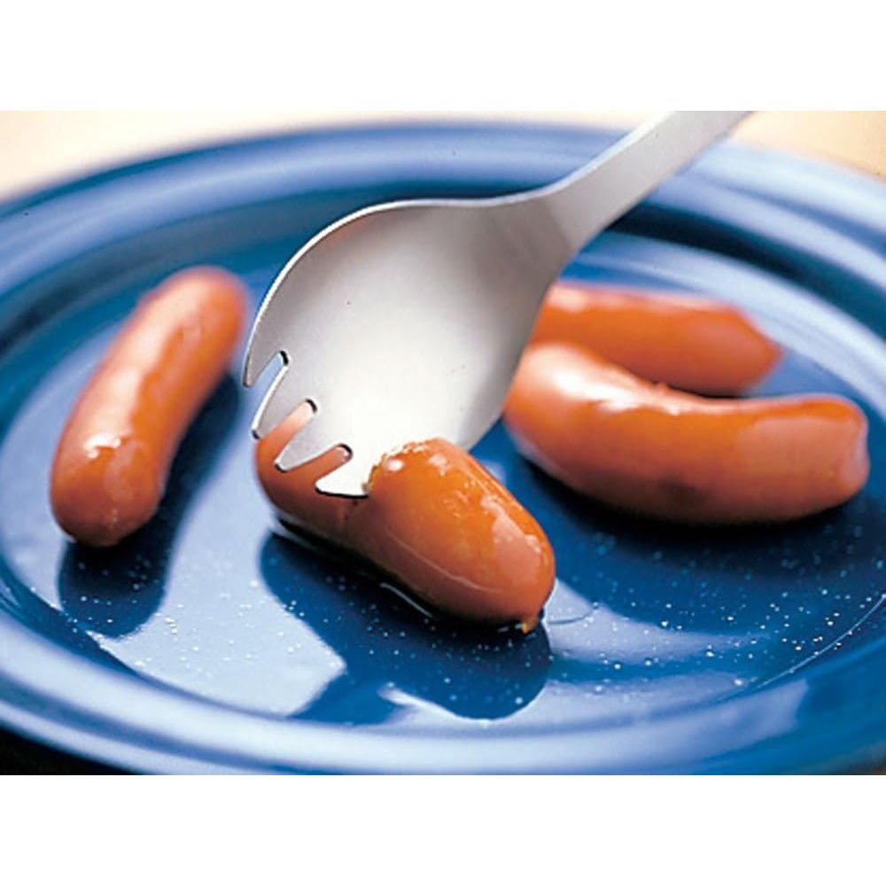 Titanium Spork - Lightweight Titanium Cutlery for Camping & Hiking - Compact & Portable Utensil for Easy Packing - Durable Camping Cookware Accessories