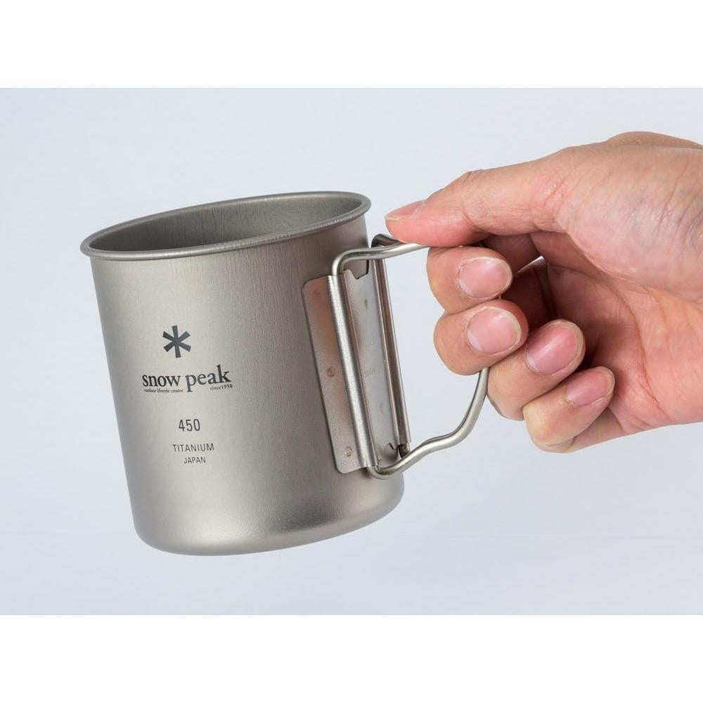 Taza de Titanio Snow Peak MG-142, 300 ml, Ultraligera