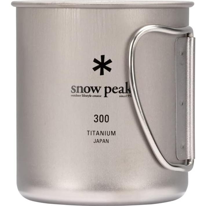 Taza de Titanio Snow Peak MG-142, 300 ml, Ultraligera