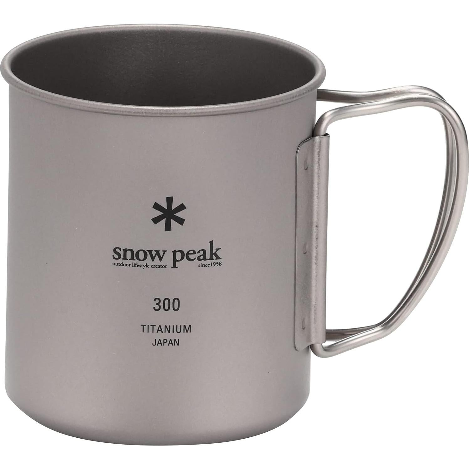 Taza de Titanio Snow Peak MG-142, 300 ml, Ultraligera