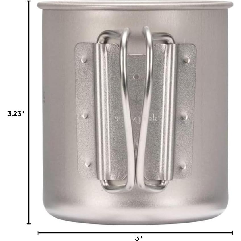 Taza de Titanio Snow Peak MG-142, 300 ml, Ultraligera