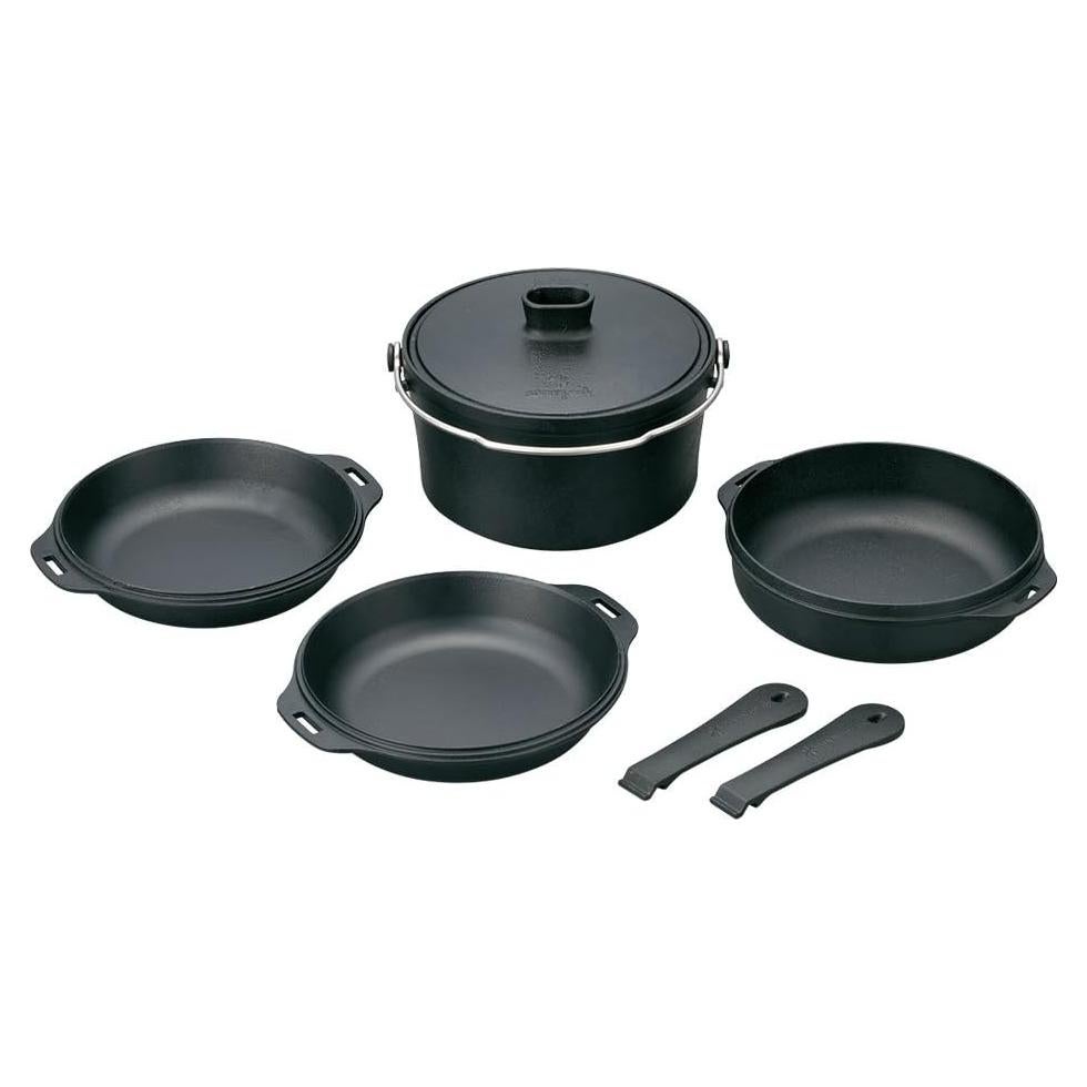 Cocinero Dúo de Hierro Fundido Snow Peak - 8 Piezas