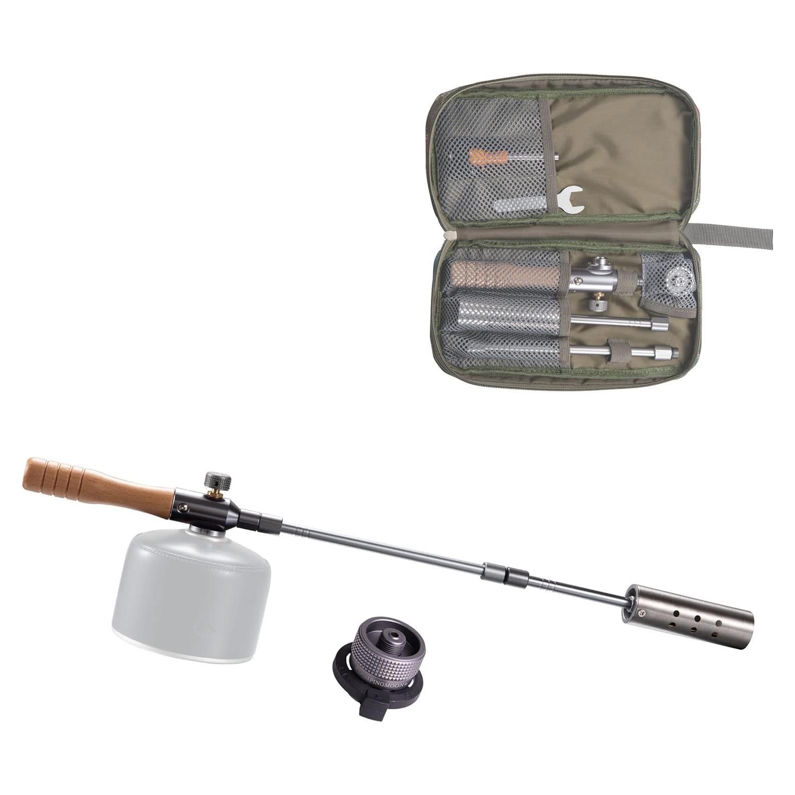 Antorcha de Camping Campingmoon MT-3955 Doble Combustible 57 cm