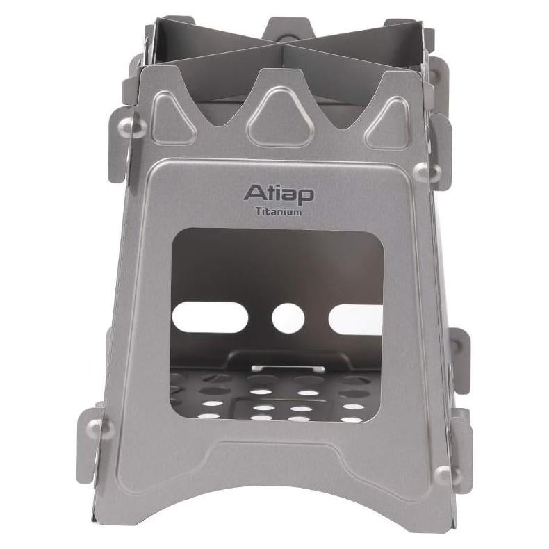 Lightweight Portable backpack stoves for hiking Titanium Wood Stove - Ultralight and Compact Stove for Backpacking, Camping, and Survival-for Wood Burning Camping solo stove