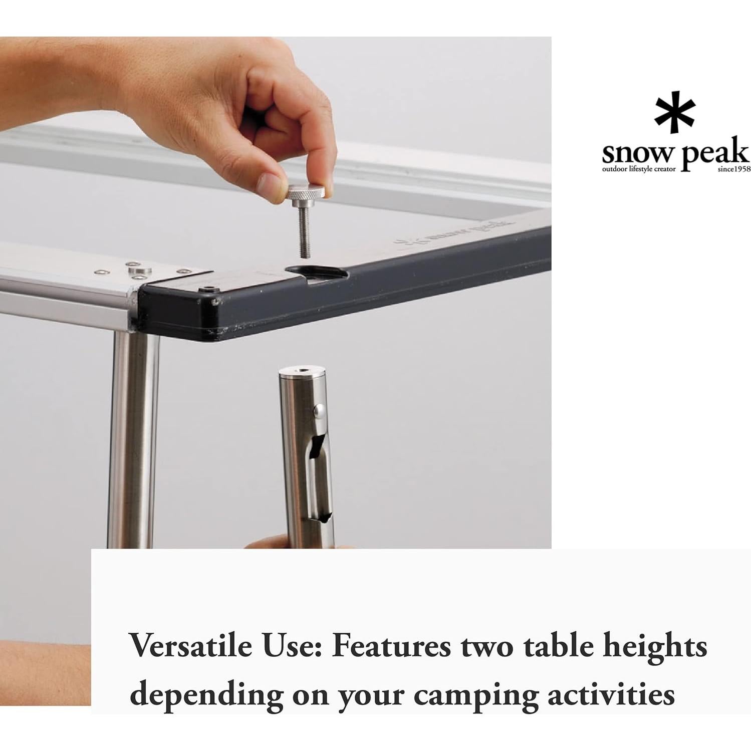 Mesa de Comedor Ajustable Snow Peak CK-151 31.75 cm